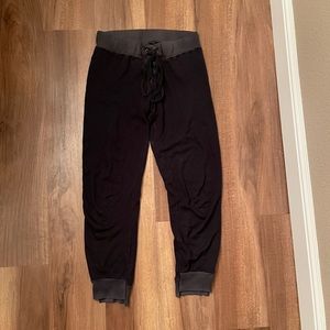 Tyler Jacob’s Black lace up sweatpants